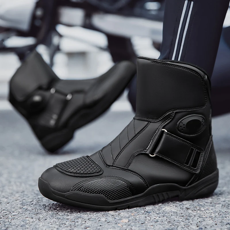 

Motorcycle protective boots new unisex four fashion season high top off-road anti slip wear-resistant comfortable riding boots