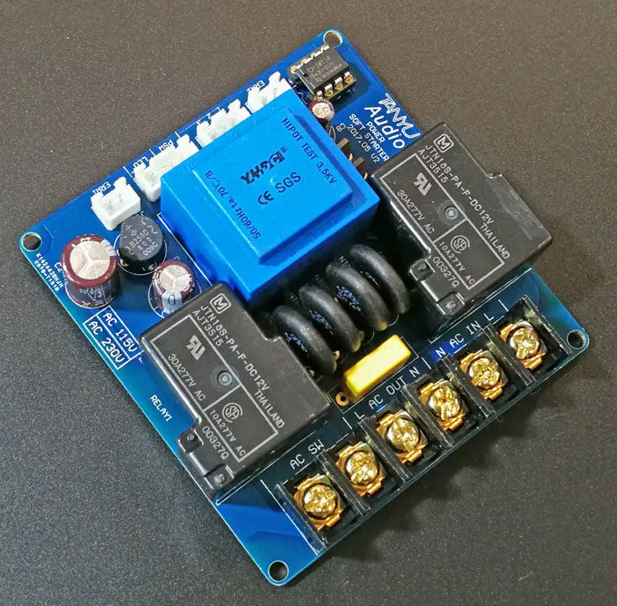 

AC230V/115V High-power Amplifier, Power Supply Soft-start Protection Board with Remote Control Power On/off Function