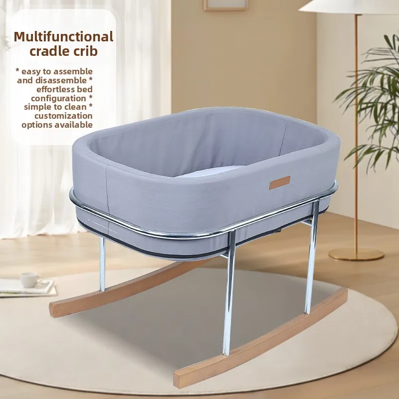Cradle Crib Removable Baby Cradle Fence Cradle Multifunctional Portable