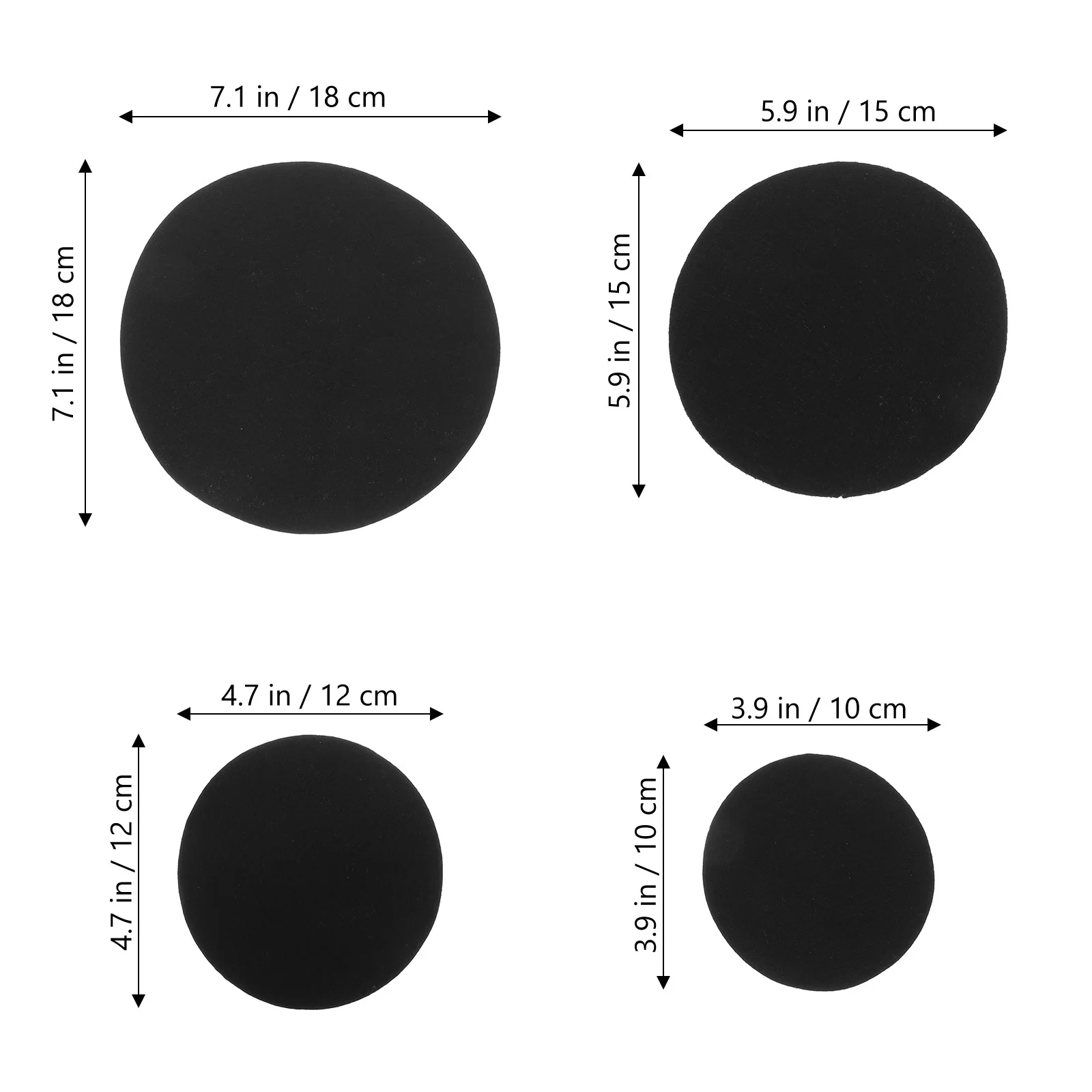 40pcs Flower Pot Bottom Pad Non-Woven Fabric Round Drainage Gasket For Plant Saucer Bonsai Mat Planter Base Cushion Garden