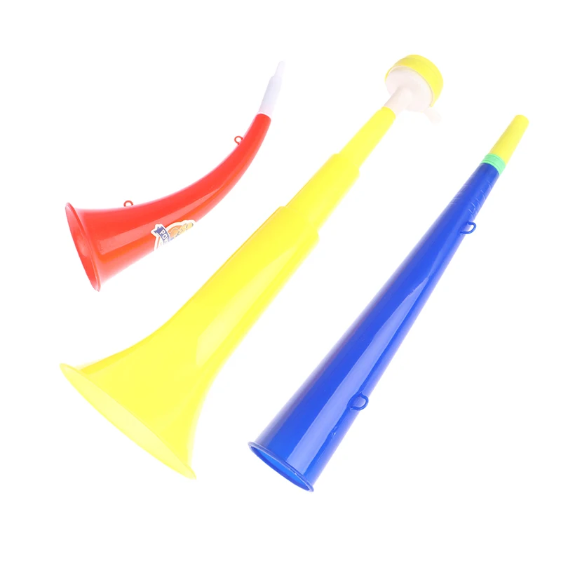 

1PC Plastic Football Game Fans Horn Cheerleading Refueling Props Ox Horn Vuvuzela Kid Trumpet Toy Air Horn Party Toys Random New