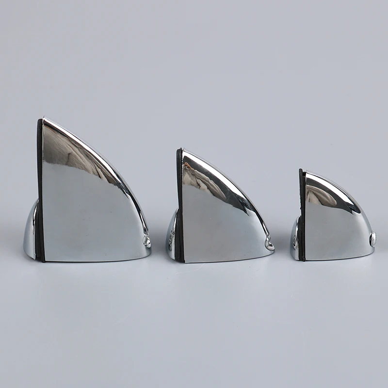 Adjustable Glass Shelf Holder Clamp Brackets Chrome Bathroom Support Clamps Bracket Shelves Holder Home Improvement