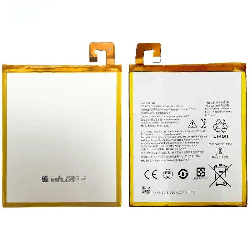 L16D1P34 Battery For Lenovo Tab 4 8 TB-8504X Tab 4 8 Plus Tab E10 TB-X104F, Grade A Replacement Tablet Battery