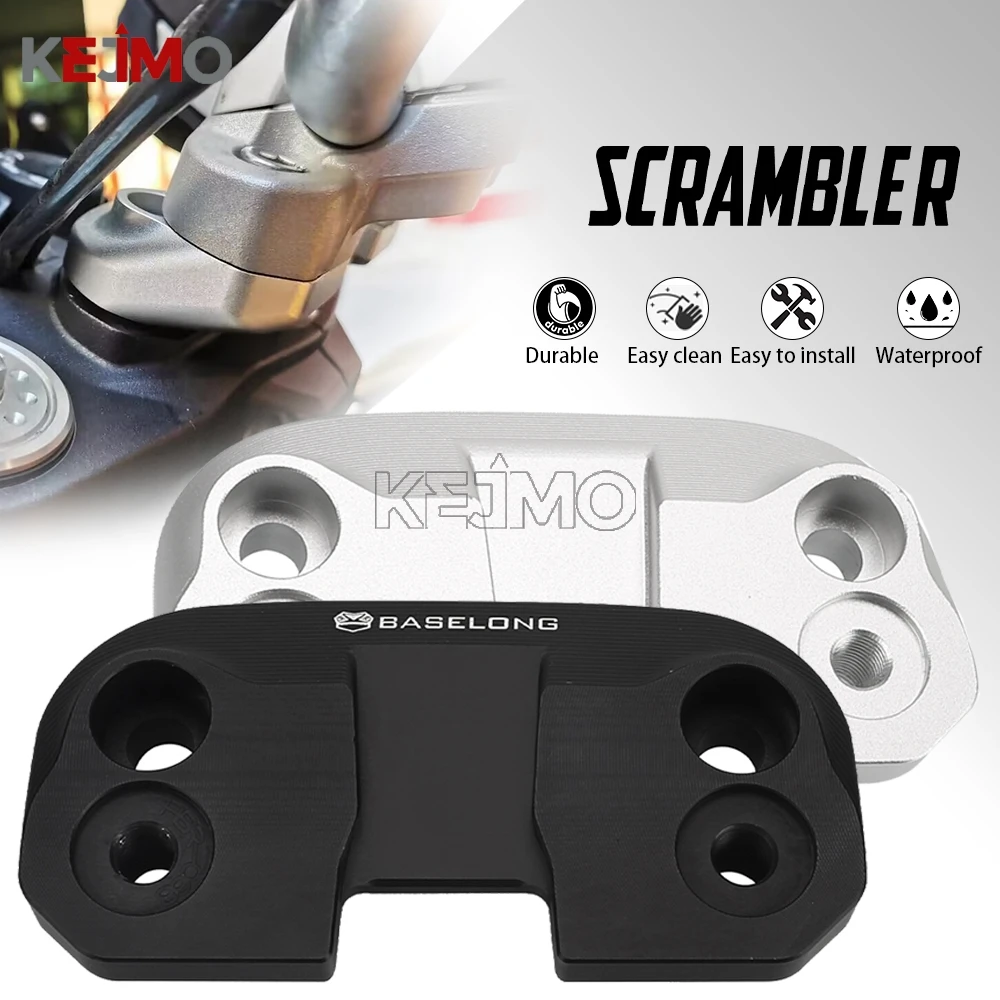

For Ducati SCRAMBLER 800 1100 DESERT SLED 25mm Higher And 22mm Offset Handlebar Riser 2018 2019 2020 2021 2022 2023 Motorcycle