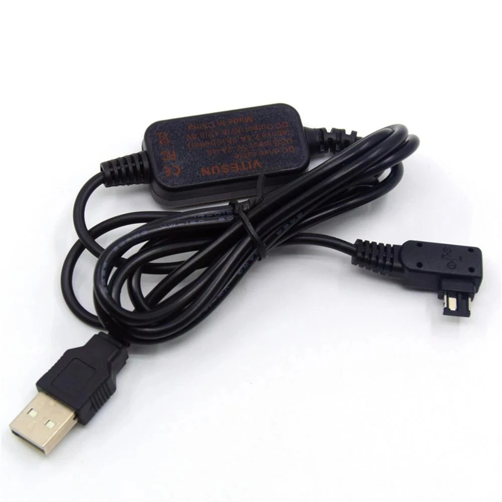 DSLR Power Bank Charger AC-PW10AM USB Cable 8V For Sony A77 A99 A100 A200 A290 A350 A380 A390 A450 A550 A700 A850 A900 Nex-VG10