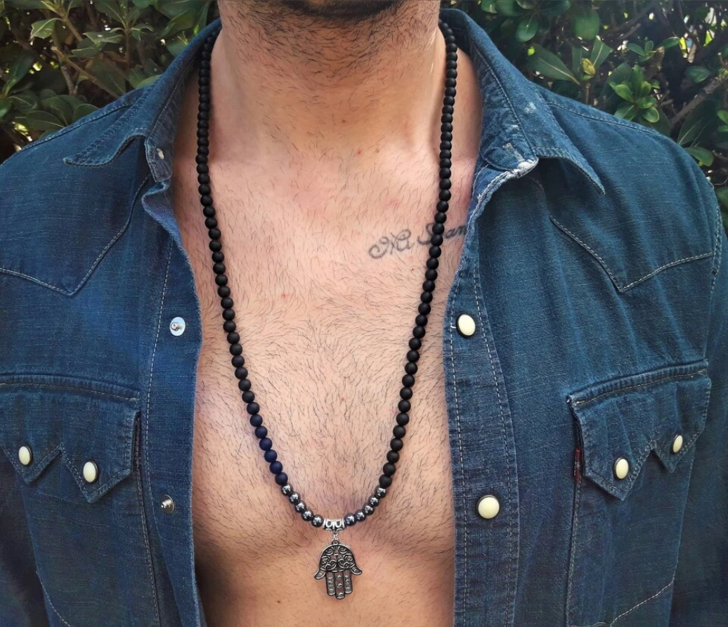 NADEEM Boho Summer Holiday Wood Coconut Beads Necklace for Men Jewelry Charm Palm Nature Stone Pendant Necklace Gifts Wholesale 3