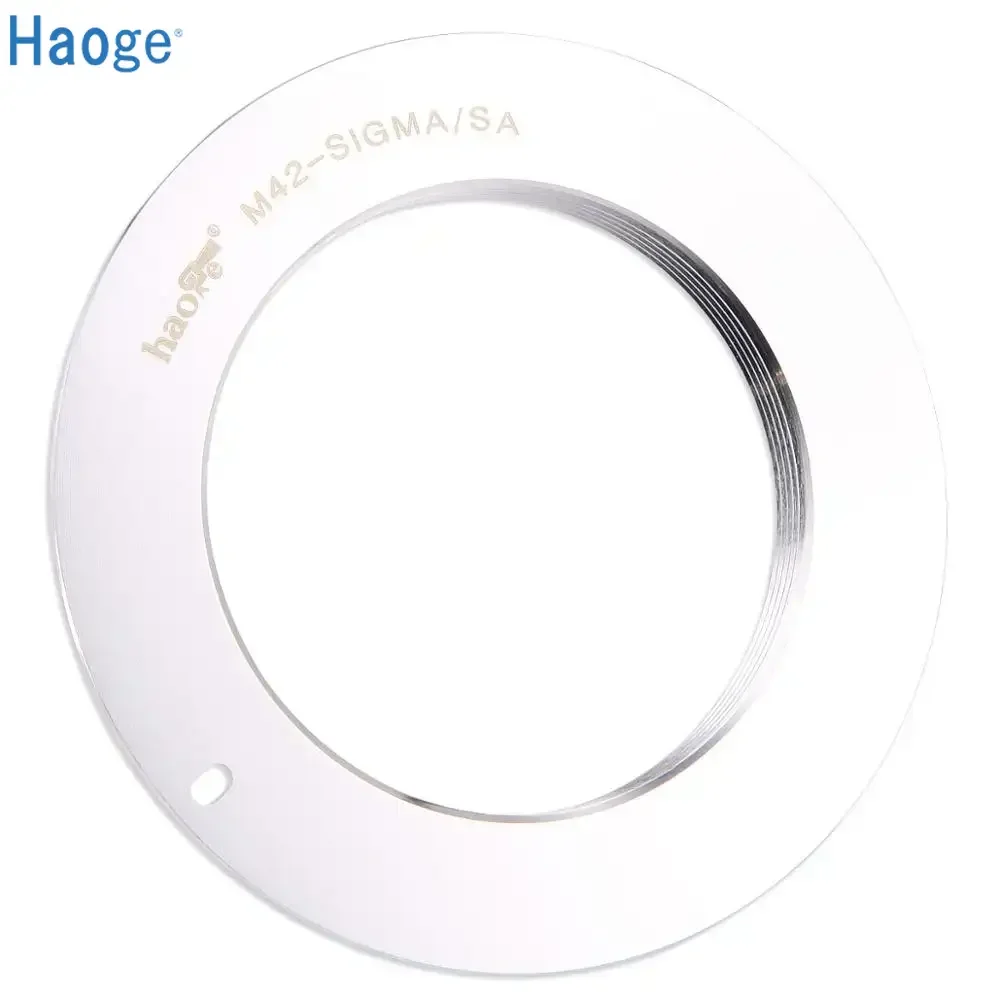 Haoge-Adaptador de montaje de lente Manual, accesorio para cámara de montaje de 42mm M42 a Sigma SA