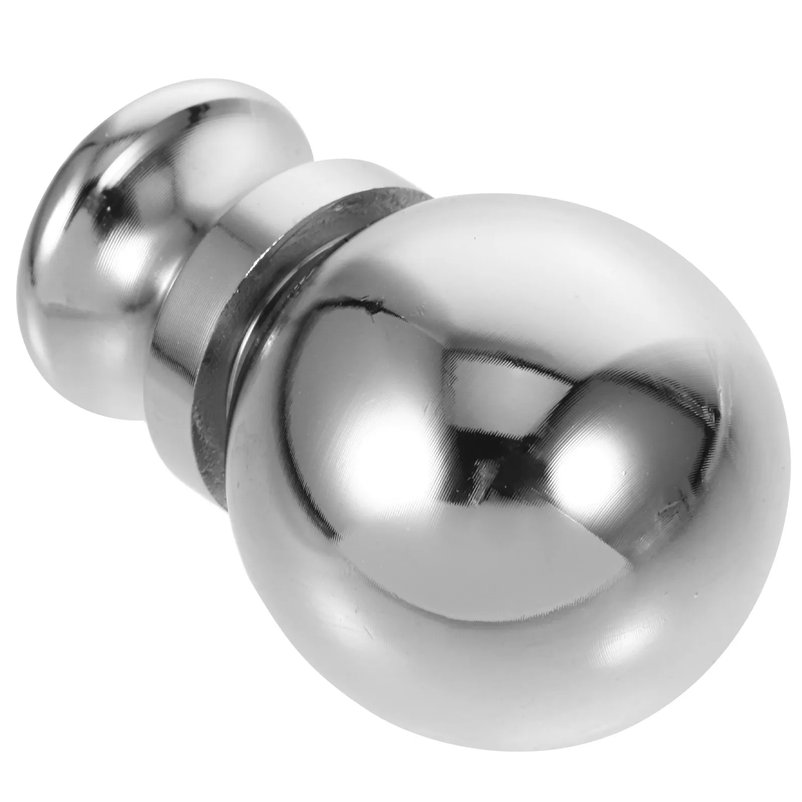 Metal Lamp Finial Cap Knob Aluminum Construction Smooth Polished Faux Gold Round Top Easy Screw Installation Lamp Shade Finial