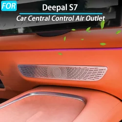 Car Central Control Air Outlet Air Conditioner Vent Cover Trim for Deepal S07 Interior Accessories 2023 2024