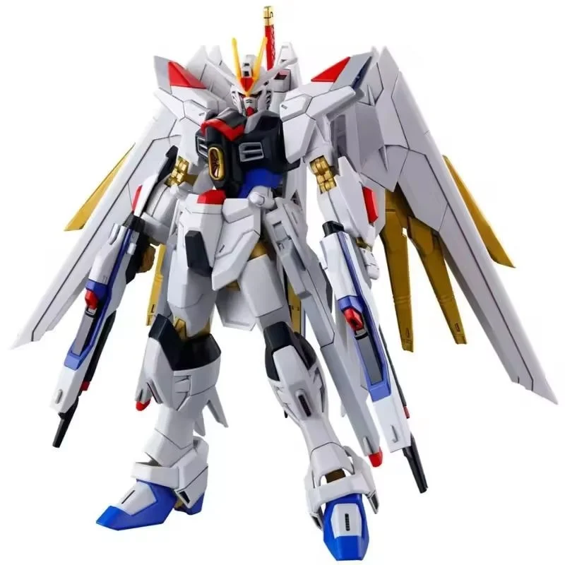 Bandai Original MODEL KIT GUNDAM HG MIGHTY STRIKE FREEDOM GUNDAM 1/144 Anime Action Figure Assembly Toys  Model Gifts for Boys