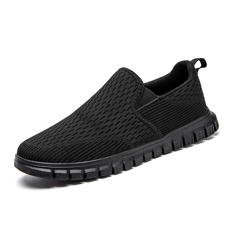 Men Casual Canvas Shoes Mens Loafers Breathable Slip on Flats Male Vulcanized Shoes Driving Shoes Plus Size 46 Walking Shoe