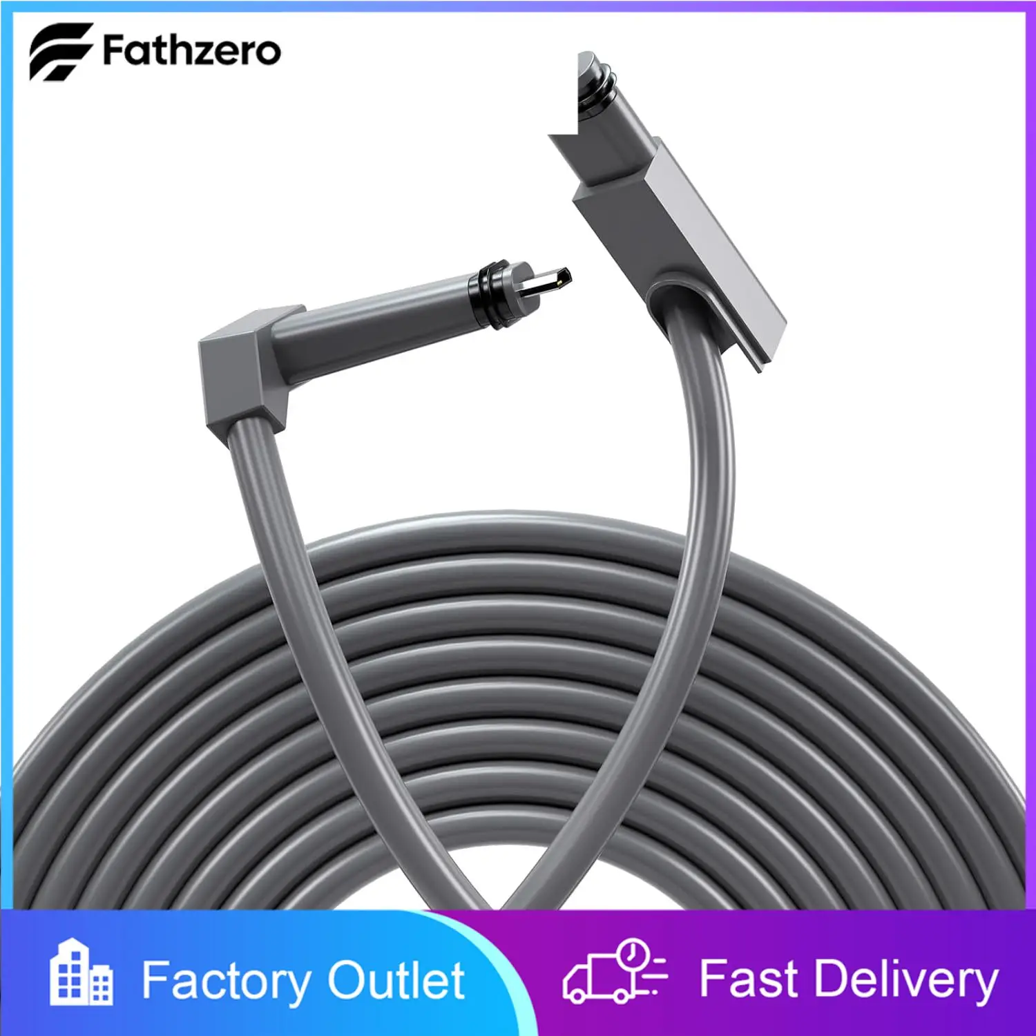 

For Starlink Ethernet Satellite Internet 24AWG Extended Waterproof Cable Stable Transport For Starlink GEN2/V2 Standard Cable