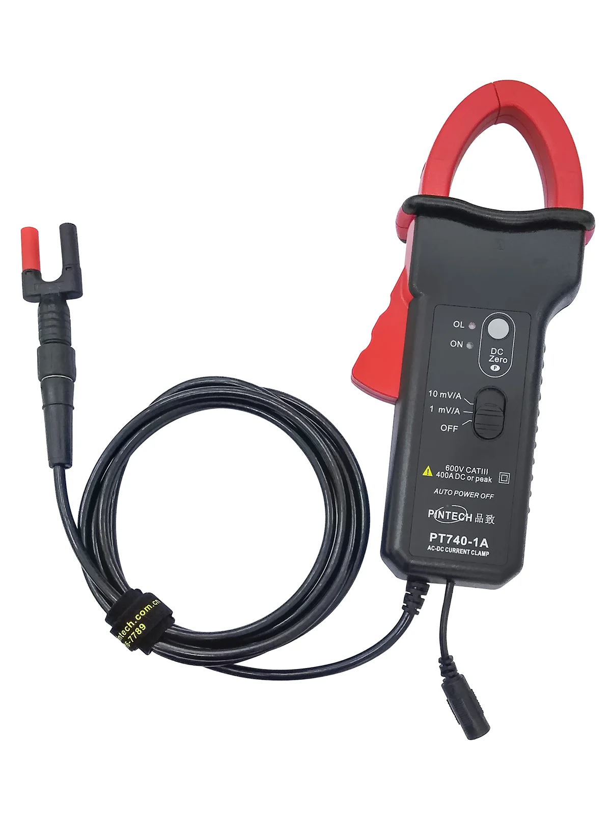 Current Clamp Probe 600A - PINTECH PT740-2A AC/DC Current Probe Oscilloscope