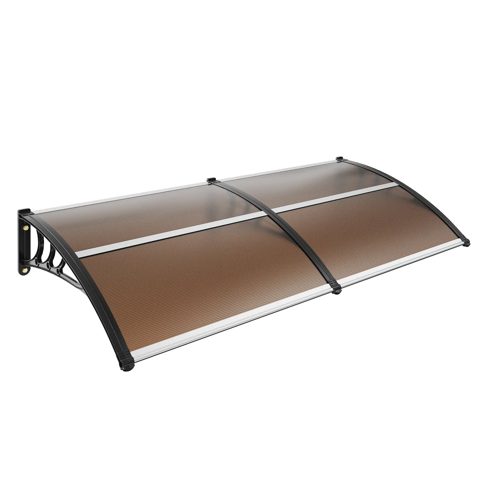 Window Door Awning Canopy , UPF 50 Polycarbonate Entry Door Outdoor Window Awning Exterior, Front Door Overhang Awning