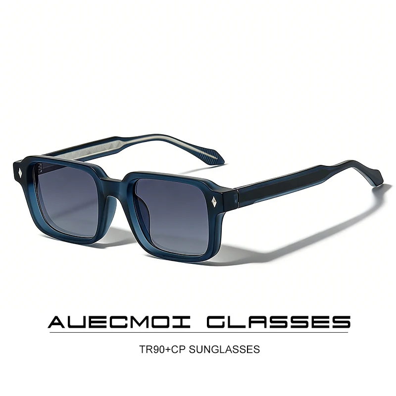 Punk Klassische Quadratische Vintage Sonnenbrille für Damen und Herren 2026 – Luxus Designer Outdoor-Fahrerbrille mit Nieten