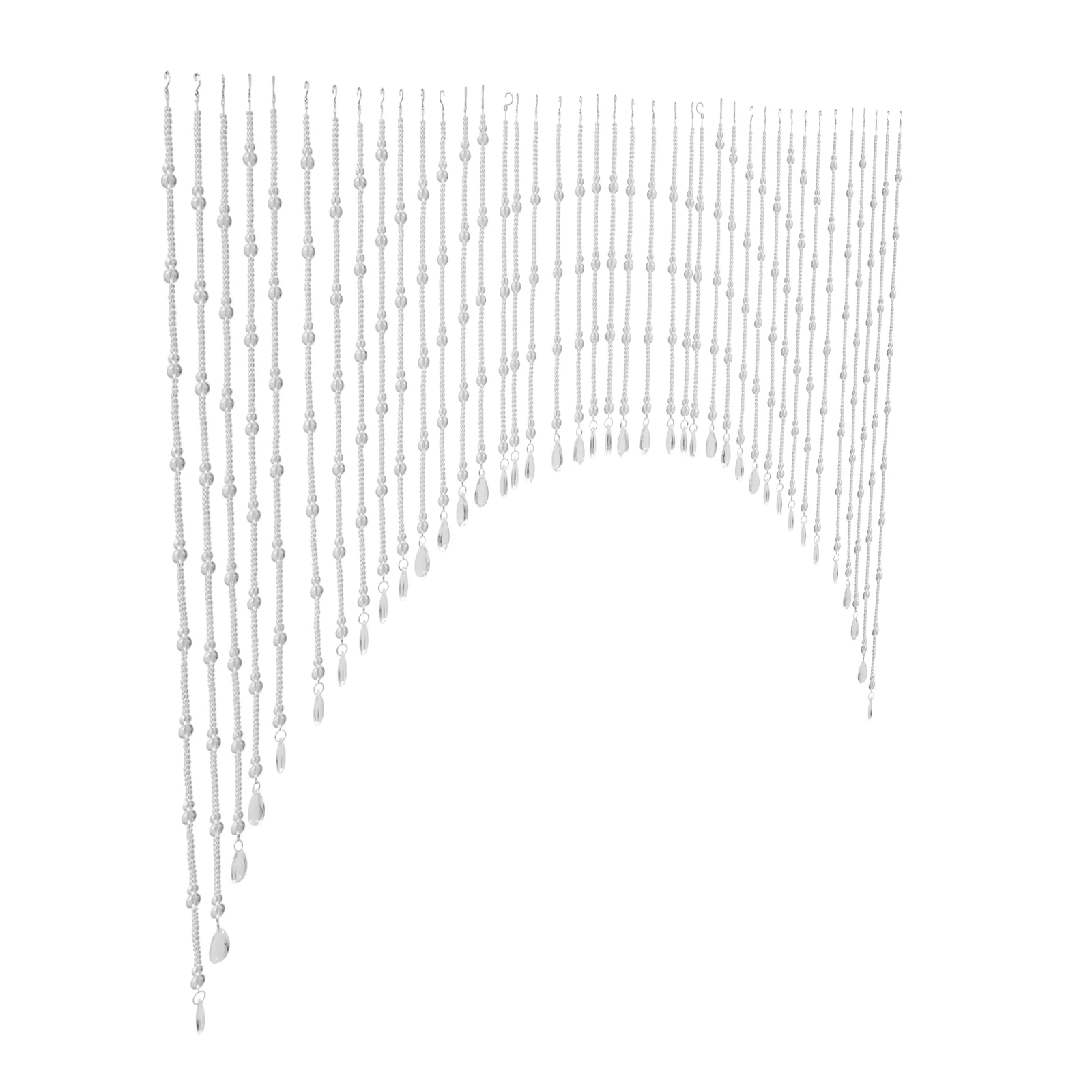 40 سلاسل ستارة مطرزة مقوسة ستارة كريستال معلقة ستائر خرز الباب للمدخل والمداخل والحمام #6