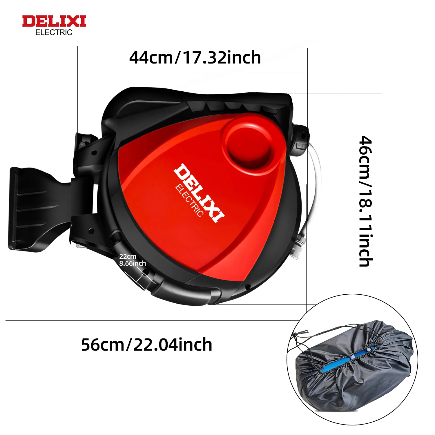 100 قدم/30 م، 1/2 بوصة حديقة قابلة للسحب، بكرة خرطوم، مثبتة على الحائط، 9 فوهة وظائف، ترجيع تلقائي، حقيبة تخزين #5