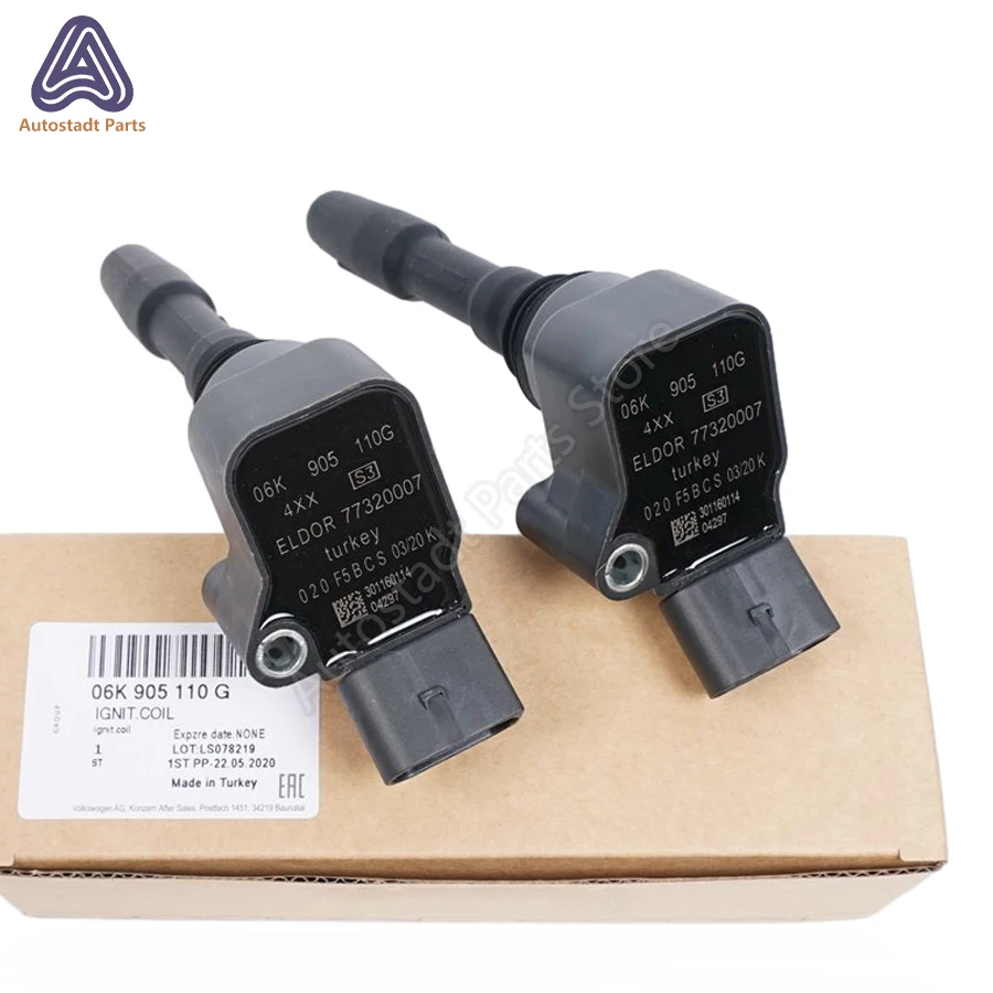 4X Ignition Coil 06L905110D For Audi A3 A4 A5 A6 Q3 For VW GOLF POLO PASSAT B8 1.8T 2.0T 06K905110G 06K905110C 06K905110J