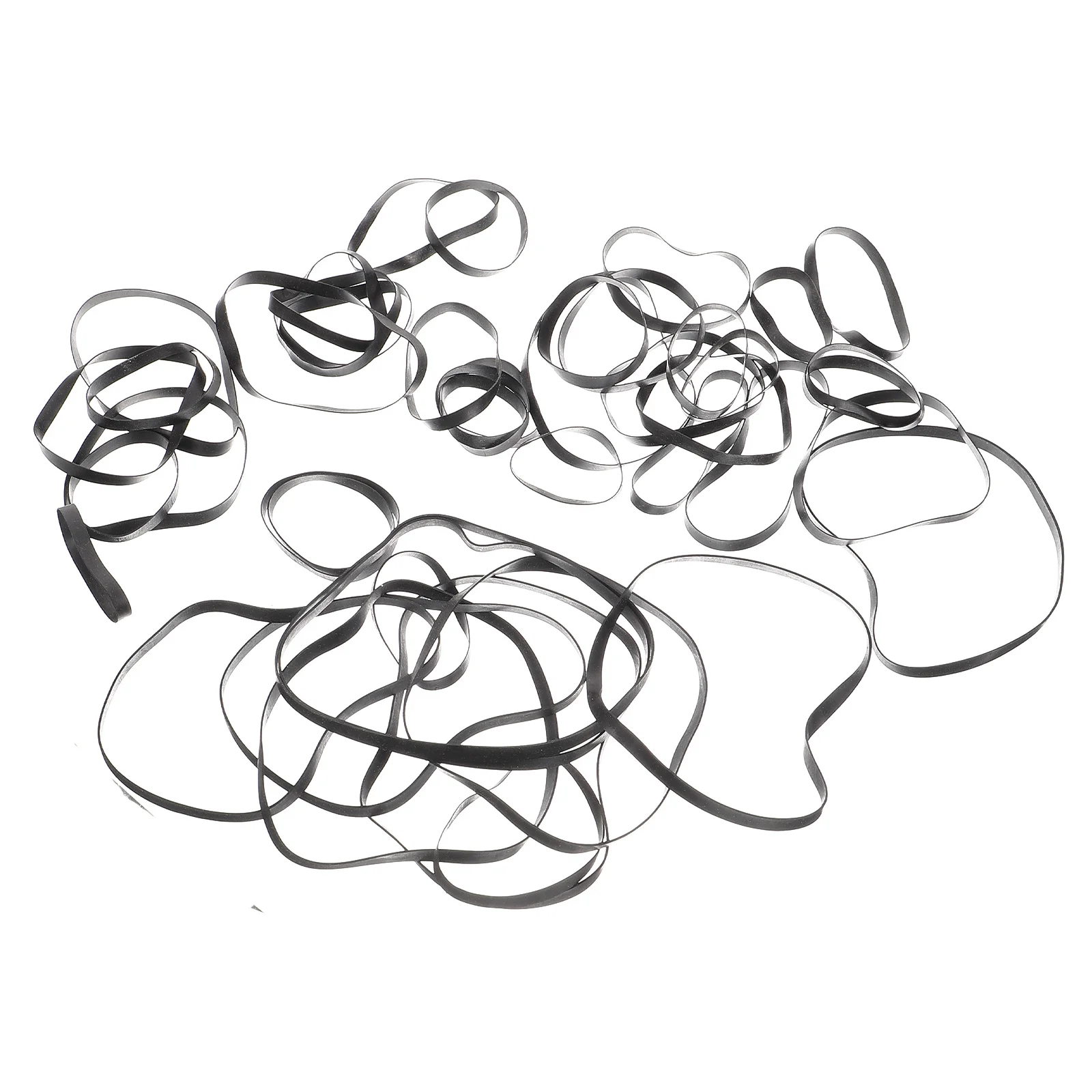 50 قطعة أحزمة الإملاء محرك الأقراص الضوئية المواد المطاطية لإصلاح مشغل الكاسيت صيانة دوران سلس للحد من الضوضاء