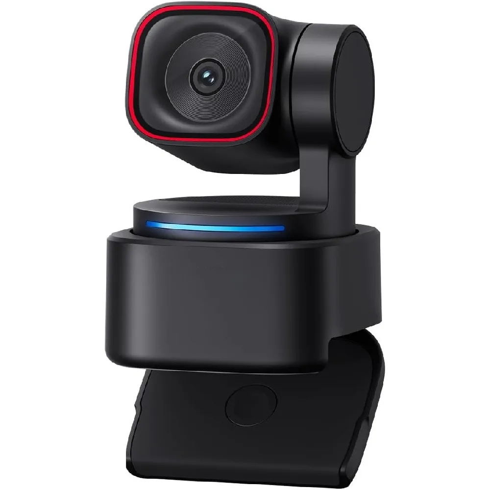 

AI-Powered Spatial Audio 4K Webcam - Compact AI Tracking PTZ Camera with 1/2" Sensor Tri-Mic Voice Control 120FPS HDR Webcam