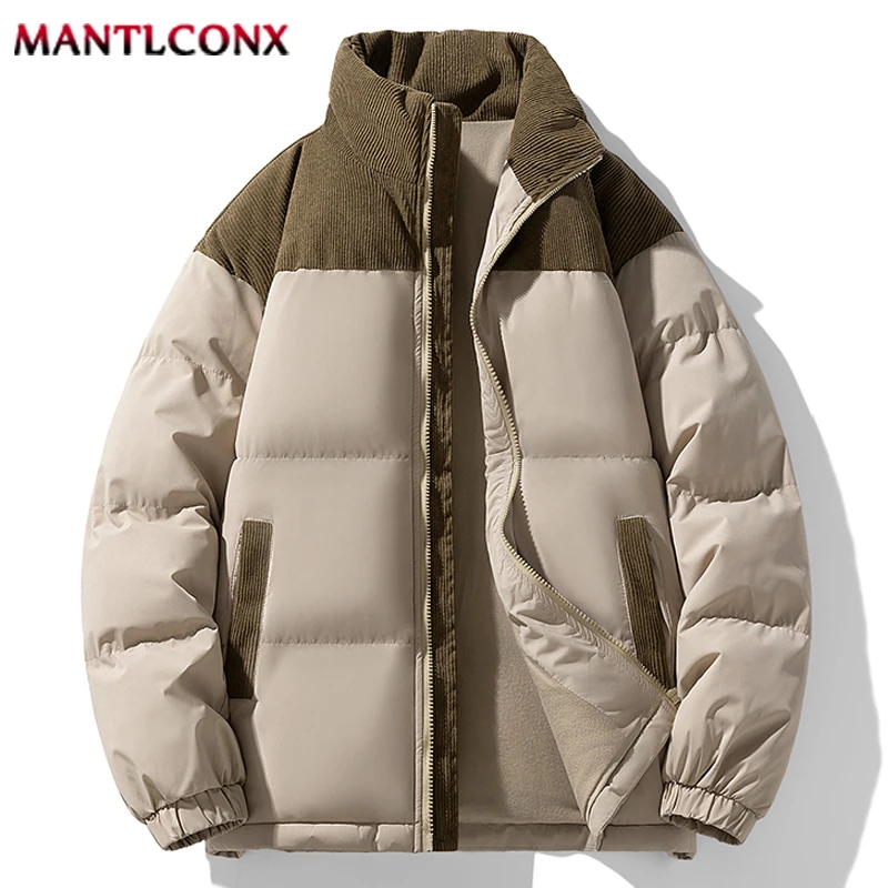 Winter Fashion Oversize Men's Winter Jacket Women Padded Parka Unisex Cotton Puffer Jacket Loose Fit Streetwear Bubble Coat XXXL