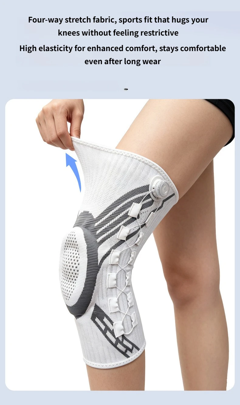 Professional Knee Brace Patella Support Joint Pain Relief Meniscus Support Compression Sleeve for Running Basketball Men Women