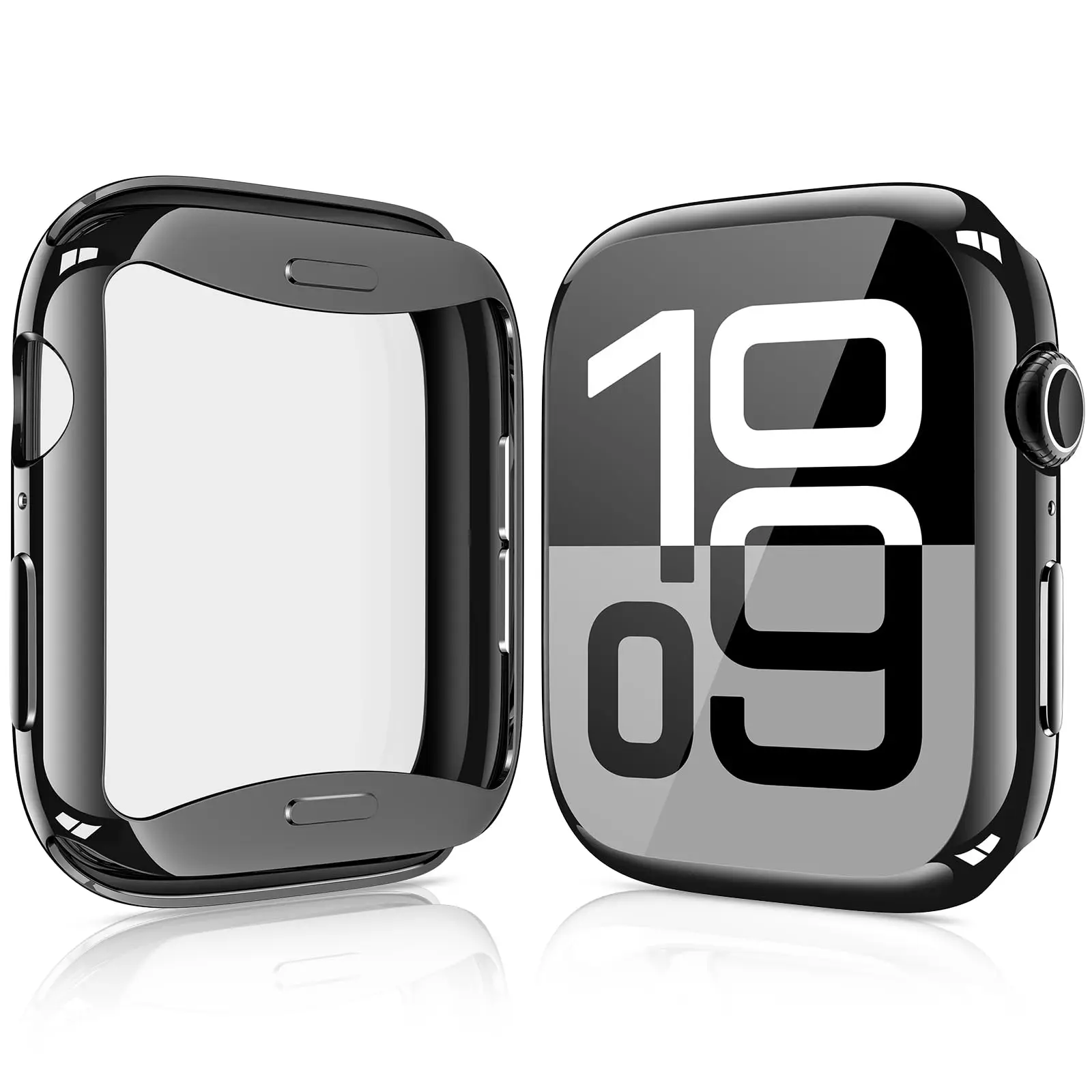 TPU Cover for Apple Watch Series 11 10 9 8 7 SE 6 5 4 41mm 44mm 40 45mm 42 46mm Bumper Screen Protector iWatch Case Accessories