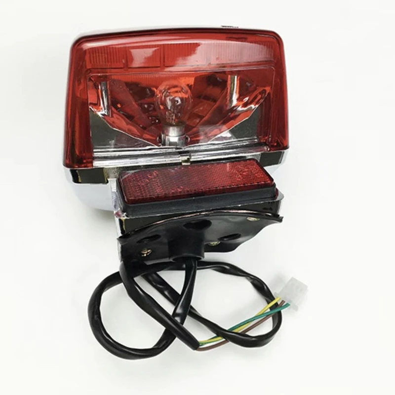 Motorcycle Tail Light for Suzuki Haojue Lifan GN125F GN125-2A HJ125-8 GN150 Rear Brake Stop Lamp Taillight Complete With Bulb