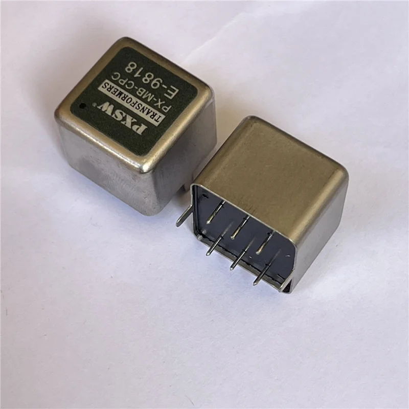 

PXSW 2Pcs Permalloy Front Stage Single Ended To Balanced To RCA Audio Signal Isolation Transformer E9818