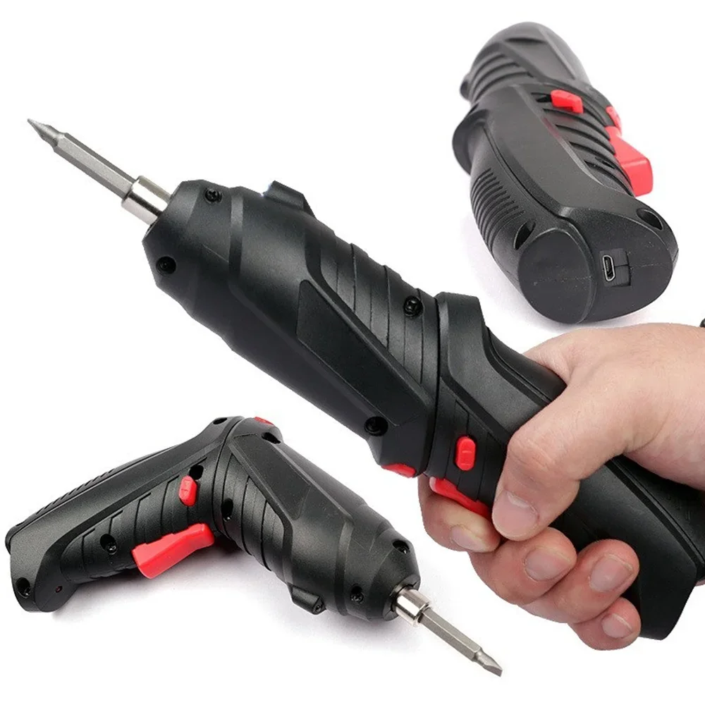 Cordless Electric parafusadeira Screwdriver Rechargeable Lithium Battery Mini Drill 3.6V Power Tools Set Household Maintenance