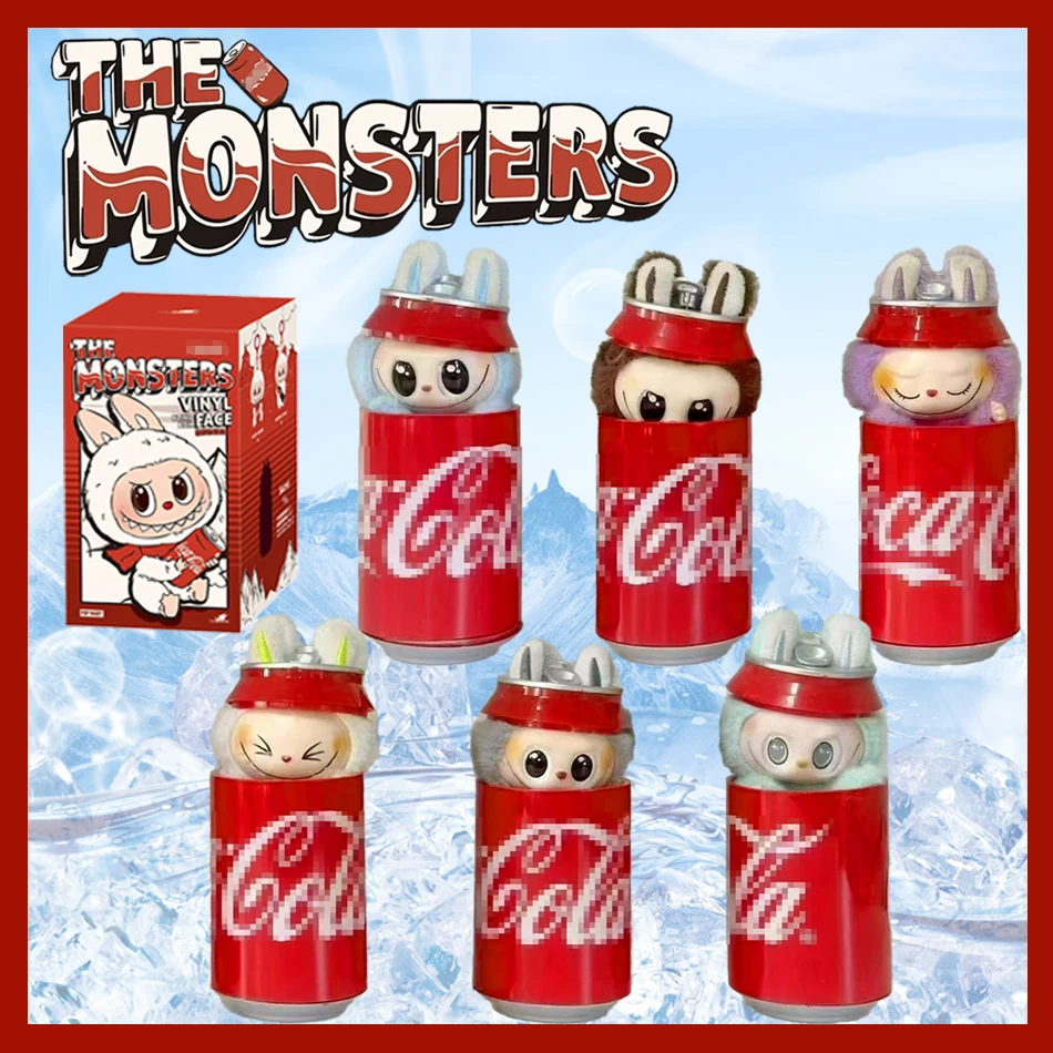 

Labubu 3.0 The Monsters - Vinyl Face Pendant Blind Box Kawaii Labubu Vinyl Face Bag Pendant Doll Mystery Box Toy Gif