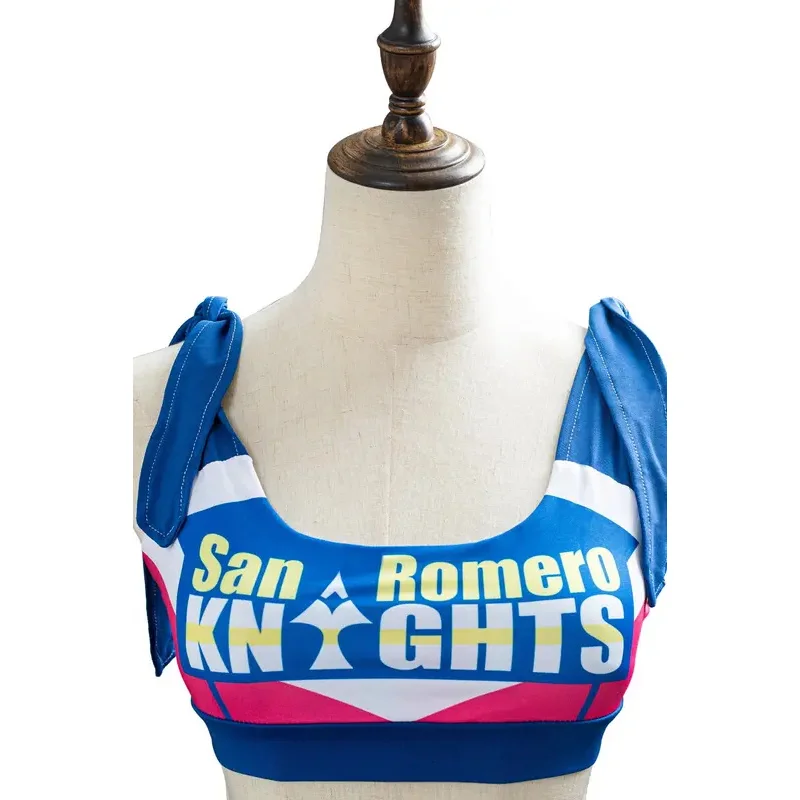 جولييت ستارلينج أزياء تنكرية لولي بوب بالمنشار أنيمي لعبة النساء الزي السيدات هالوين حفلة لعب الأدوار الملابس الموضة x;3