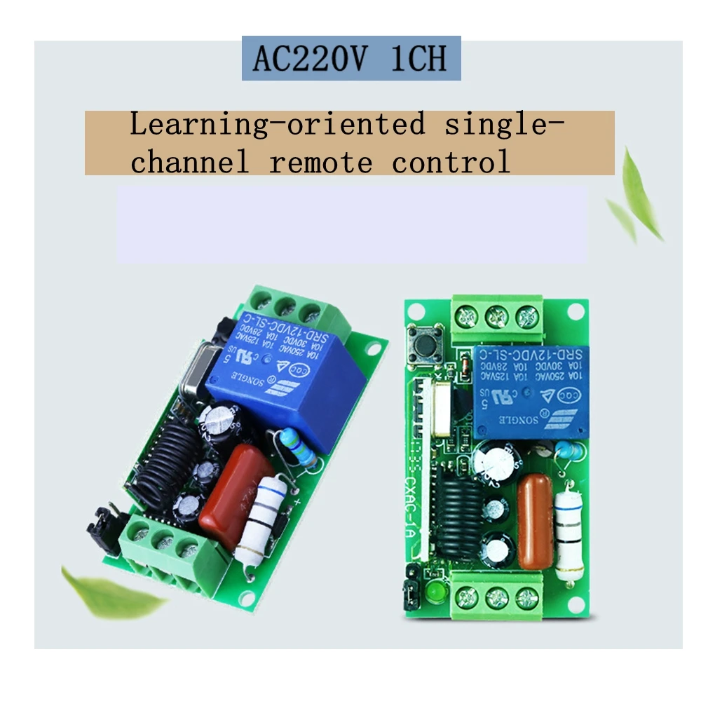 

433MHZ Wireless Switch AC 110V 220V RF Frequency Controlled Ventilation Equipment Lamp Split 4 Groups 1CH Channels