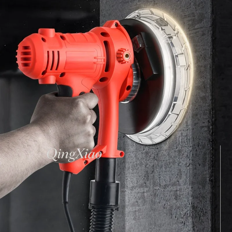Handheld Wall Sander Self Dust Absorb Sanding Tool Multi Function For Putty Wall Polishing Construction Decoration Equipment