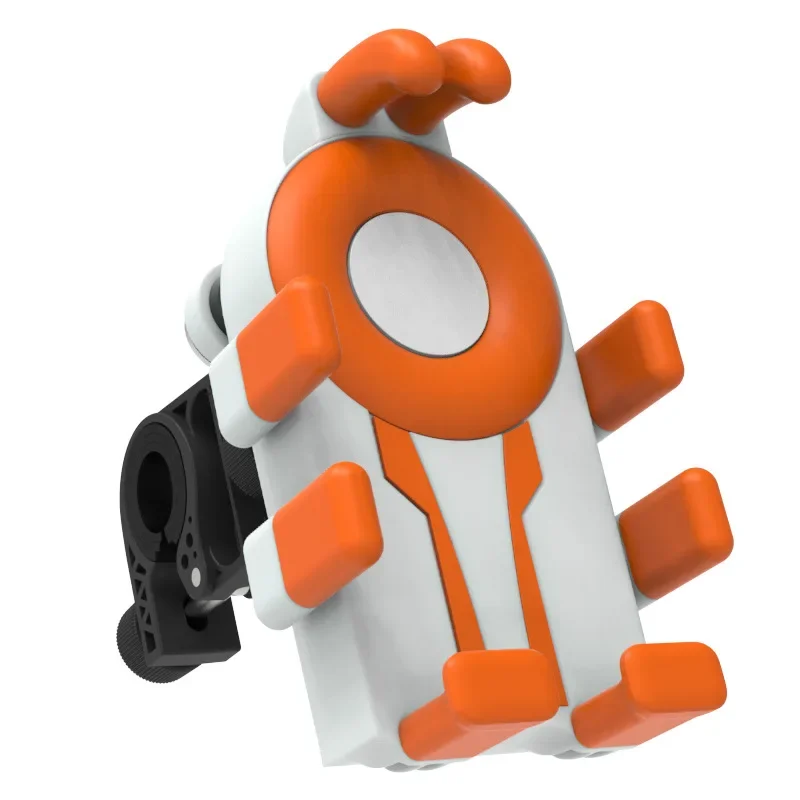 3-Layer Shock Absorption Motorcycle Phone Holder Stable MTB Mobile Phone Mount