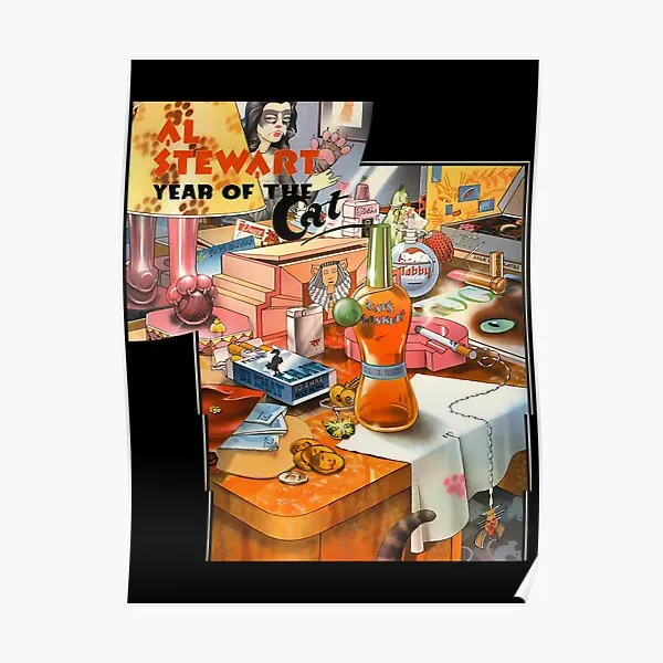 Al Stewart Year Of The Cat  Poster Vintage Decoration Picture Painting Art Wall Home Room Decor Funny Mural Print No Frame