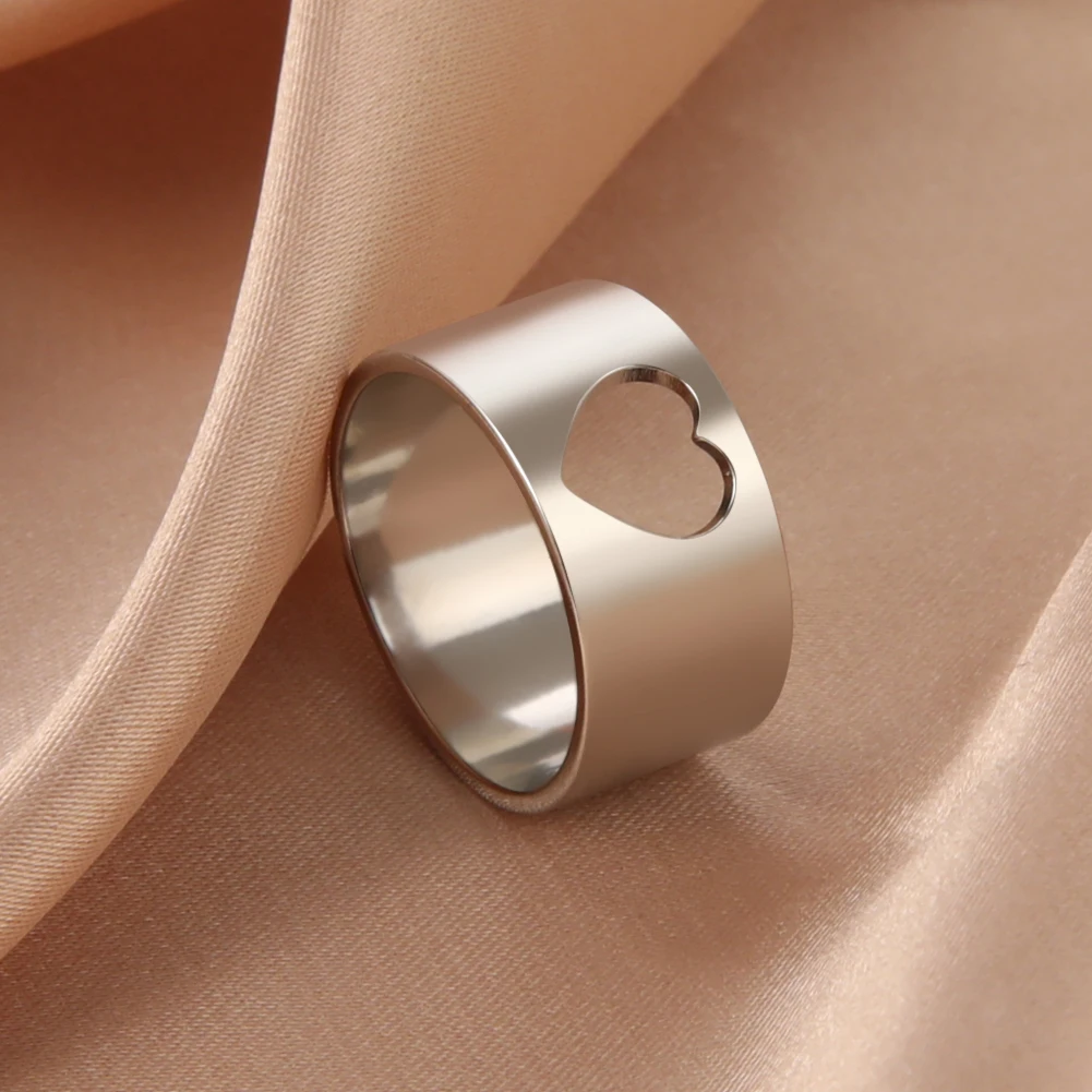 Kkjoy Mode Silber Farbe Edelstahl Flugzeug Liebe Paar Set Ring Für Frauen Blitz Einstellbare Schmuck Geschenk Großhandel – Detail 23