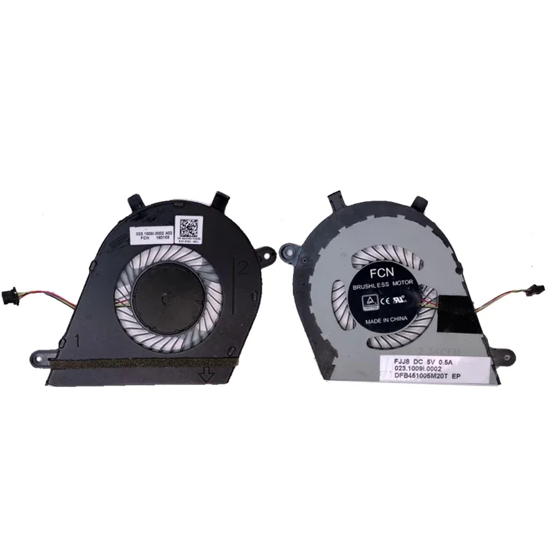 New For Dell Inspiron 13 7373 7370 7380 P83G Series Laptop CPU Cooling Fan DP/N DJFK0 W8DC0 0DJFK0 DFB451005M20T FL7D