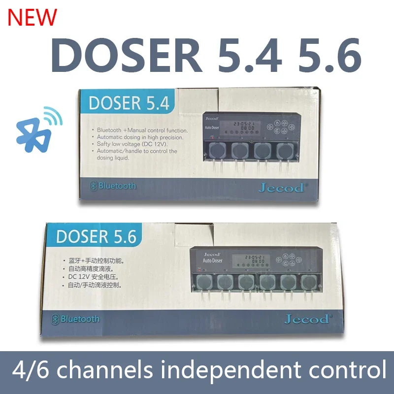 Jebao jecod dosier pumpe-automatische marine reef dosier wasserpumpe filter neue dosierer 5,4 5,6 bluetooth steuerung aquarien accessoires