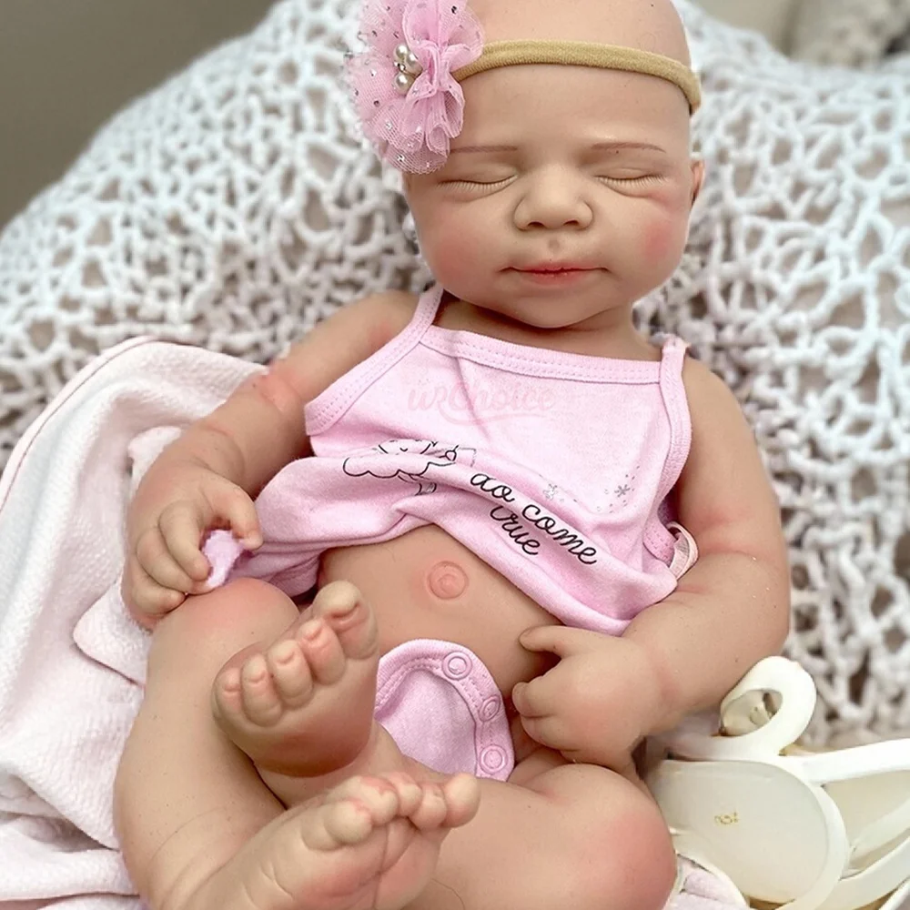 20インチのリボーンドール、パスカルシリコンベビードール、リアルなベビードール、新生児1:1等身大のリボーンドール、3歳以上のお子様向けの睡眠用リボーンドール
