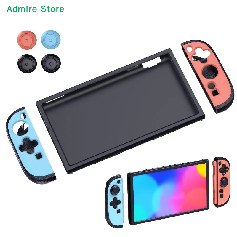 Silicone Protective Case For Switch 2 Game Console, Split-type Console Soft Case, Switch 2 Machine Anti-drop Case Accessory