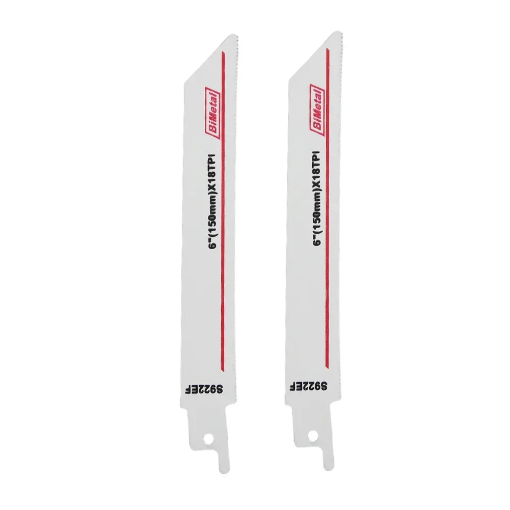 ตัดโลหะใบเลื่อย Shipbuilding S922EF ความยาวรวม 150 มม.สีขาว 10pcs Bi-โลหะใบมีด 130 มม.ยืดหยุ่นยี่ห้อใหม่
