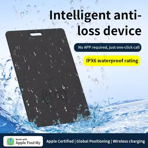 Ultra Slim Tracking Card Wallet Anti-Loss Gps Tracker Smart Location Tag for Iphone Find My App Wireless Charge Ipx6 Waterproof - Image 6