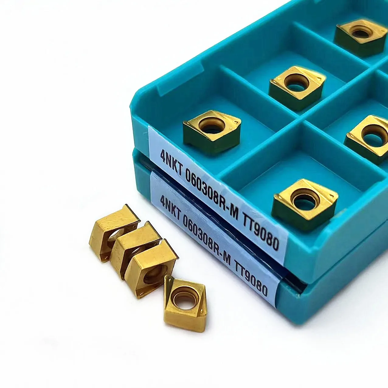 100% Original 4NKT060308R-M TT9080 Carbide Inserts Metal Rapid Feed Mill Inserts 4NKT060308R M Mill Shank Stainless Steel, Steel