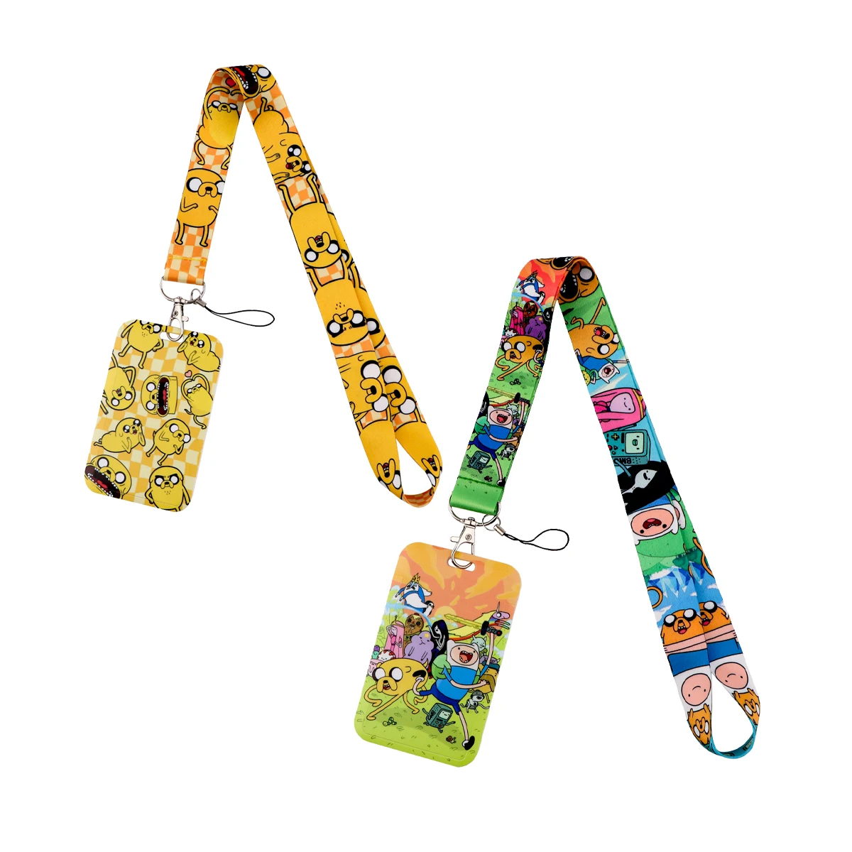 Funny Cartoon Lanyard For Keys ID Card Cover Badge Holder Business Phone Key Lanyard Neck Straps Keychain Anime Rope Accessories