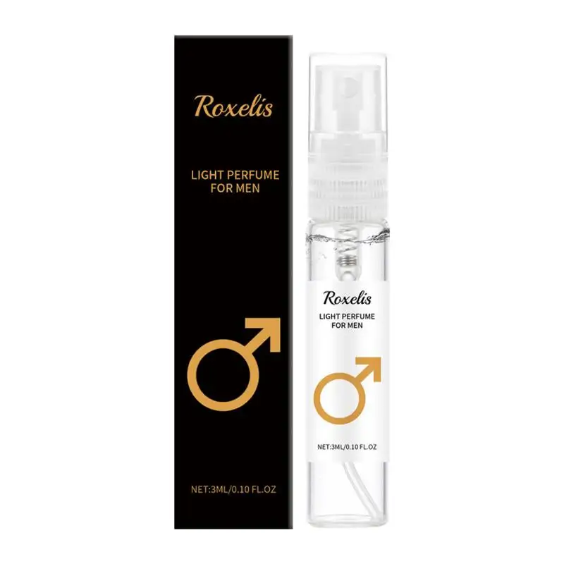 Leichtes Parfüm für Männer, 3 ml, anhaltender Duftnebel, 3 ml, langanhaltendes Sprühparfüm, attraktive Herren-Duftparfums für den ganzen Tag