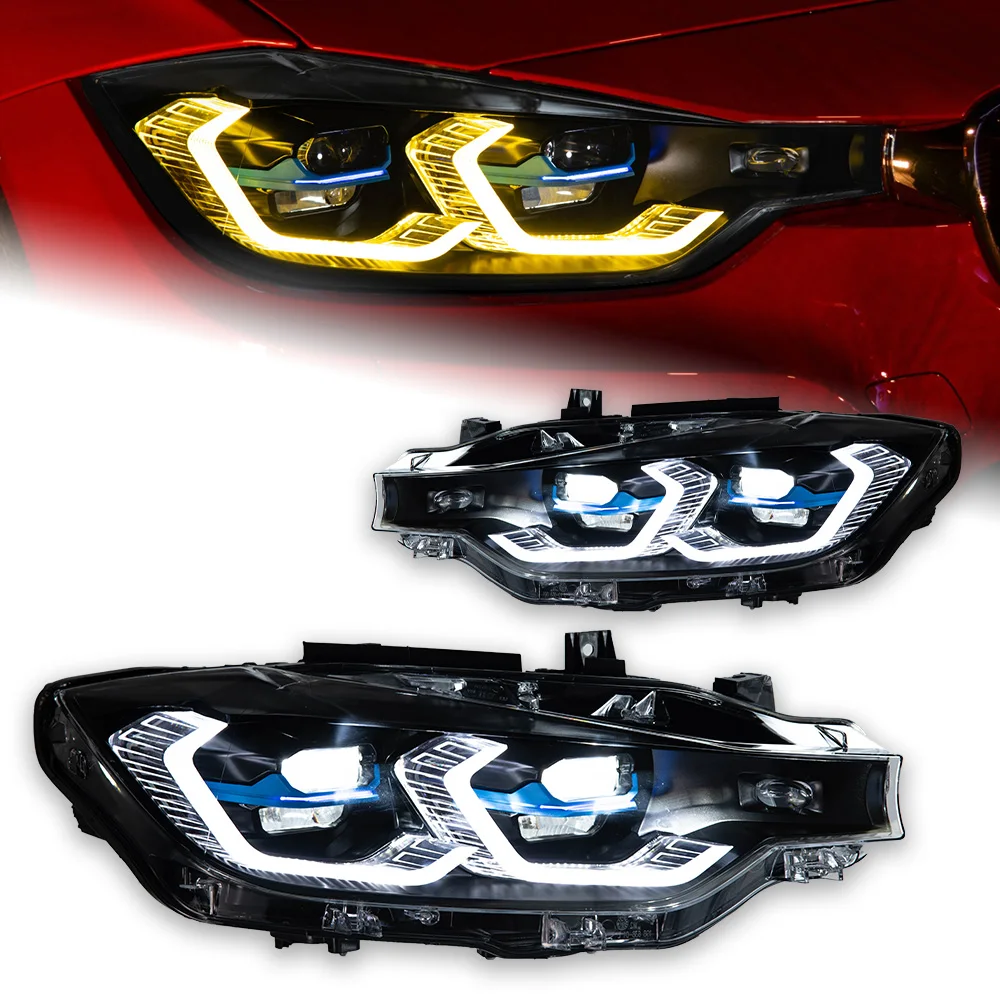 

AKD Head Lamp for BMW F30 F35 LED Headlight 2013-2019 Headlights 320i 325i DRL Turn Signal High Beam Projector Lens