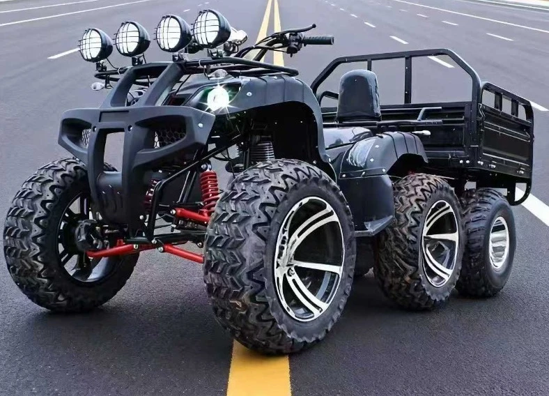 250CC Water-Cooled Beach Buggy Leisure Agricultural Six-Wheel Motorcycle Shaft-Driven All-Terrain Off-Road Motorcycle
