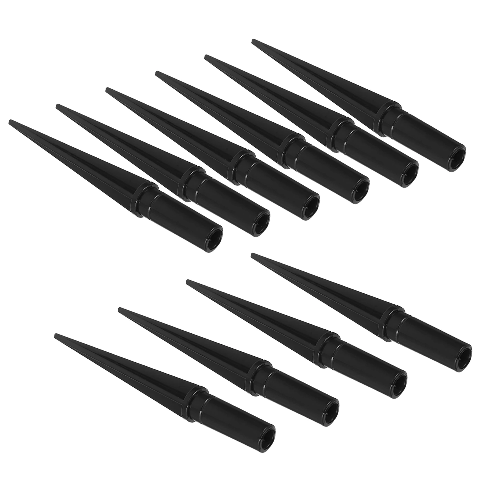 

10pcs Black Plastic Garden Lamp Stakes 12x110MM Solar Light Ground Spikes Waterproof Corrosion Resistant Outdoor Accessories
