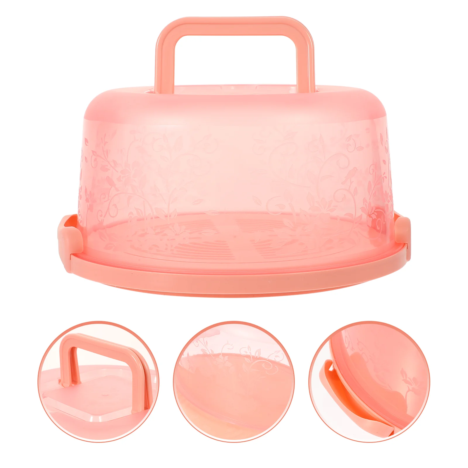 Portable Cake Box Boxes Household Case Reusable Holder Stand Carrier Pan Kitchen Baking Tool Muffin Party Supply